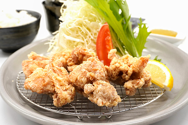 淡路鶏 唐揚げ御膳 ～三種の味わい～